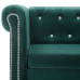 Canapea Chesterfield 2 Locuri, Catifea, 146X75X72 Cm, Verde