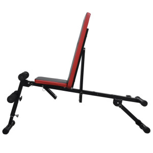 Bancă Reglabilă Pentru Abdomene Cu Set Haltere/Gantere 60,5 Kg