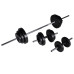 Bancă Fitness Cu Rastel Greutăți, Set Haltere/Gantere, 30,5 Kg