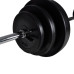 Bancă Fitness Cu Rastel Greutăți, Set Haltere/Gantere, 30,5 Kg