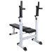 Bancă Fitness Cu Rastel Greutăți, Set Haltere/Gantere, 120 Kg