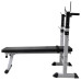 Bancă Fitness Cu Rastel Greutăți, Set Haltere/Gantere, 120 Kg
