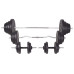 Bancă Fitness Cu Rastel Greutăți, Set Haltere/Gantere, 120 Kg