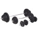 Bancă Fitness Cu Rastel Greutăți, Set Haltere/Gantere, 120 Kg