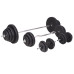 Bancă Fitness Cu Rastel Greutăți, Set Haltere/Gantere, 120 Kg