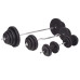 Bancă De Greutăți Cu Raft Și Set De Haltere Și Gantere, 120 Kg
