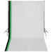 Set Studio Foto Cu 3 Fundaluri De Bumbac, Cadru Reglabil, 3X5 M