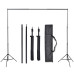 Set Studio Foto Cu 3 Fundaluri De Bumbac, Cadru Reglabil, 3X6 M
