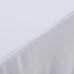Huse Elastice De Masă Lungi, 2 Buc., Alb, 120 X 60,5 X 74 Cm