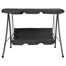 Balansoar De Exterior Cu Copertină Antracit 192X118X175 Cm Oțel