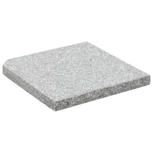 Placă De Greutate Umbrelă, Gri, 25 Kg, Granit, Pătrat