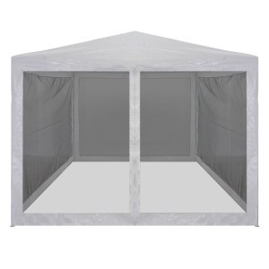 Cort De Petrecere Cu 4 Pereți Din Plasă, 4 X 3 M