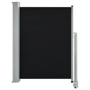 Copertină Laterală Retractabilă De Terasă, Negru, 100 X 300 Cm