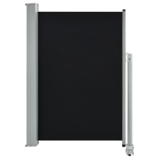 Copertină Laterală Retractabilă De Terasă, Negru, 120 X 300 Cm