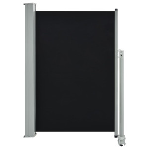 Copertină Laterală Retractabilă De Terasă, Negru, 120 X 300 Cm