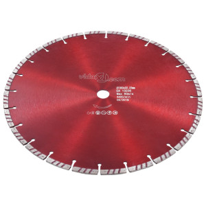 Disc Diamantat De Tăiere Cu Turbo, Oțel, 350 Mm