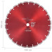 Disc Diamantat De Tăiere Cu Turbo, Oțel, 350 Mm