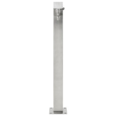 Coloană De Apă Pentru Grădină, 95 Cm, Oțel Inoxidabil, Pătrat