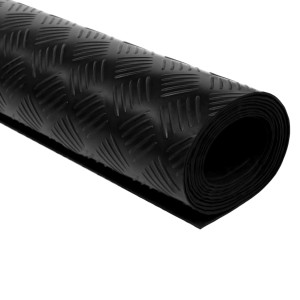 Covor Anti-Alunecare, 1,5 X 4 M, Cauciuc, 3 Mm, Striat