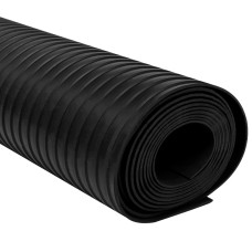 Covor De Cauciuc Anti-Alunecare, 1,5 X 4 M, 3 Mm, Nervuri Late