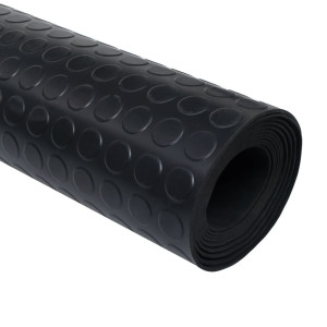 Covor Anti-Alunecare, 1,5X4 M, Cauciuc, Cu Puncte, 3 Mm