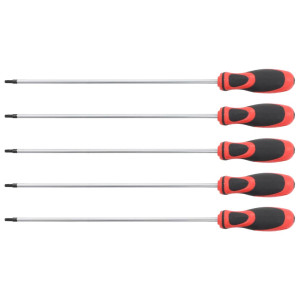 Set De Șurubelnițe Cu Cap Torx, 5 Piese, 300 Mm