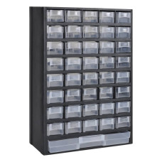 Cutie De Depozitare Unelte Cu 41 Sertare, 2 Buc, Plastic