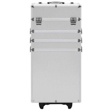 Troler De Cosmetice, Argintiu, Aluminiu