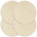 Naproane, 4 Buc., Natural, 38 Cm, Bumbac, Rotund