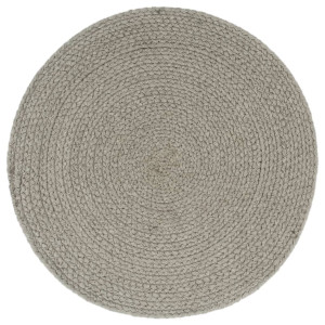 Naproane, 4 Buc., Gri, 38 Cm, Bumbac, Simplu, Rotund