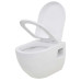 Toaletă Suspendată Cu Rezervor Wc Ascuns, Alb, Ceramică
