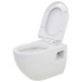 Toaletă Suspendată Cu Rezervor Wc Ascuns, Alb, Ceramică