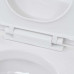 Toaletă Suspendată Cu Rezervor Wc Ascuns, Alb, Ceramică