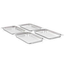Recipiente Gastronorm 4 Buc. Gn 1/1 40 Mm Oțel Inoxidabil