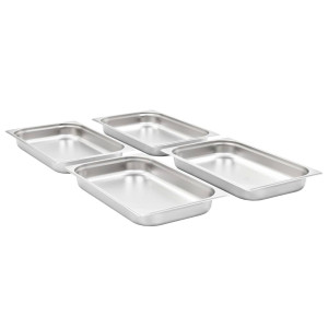 Recipiente Gastronorm 4 Buc. Gn 1/1 65 Mm Oțel Inoxidabil