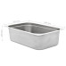 Recipiente Gastronorm 2 Buc. Gn 1/1 150 Mm Oțel Inoxidabil