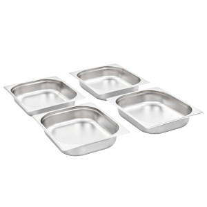 Recipiente Gastronorm 4 Buc. Gn 1/2 65 Mm Oțel Inoxidabil