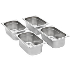Recipiente Gastronorm 8 Buc. Gn 1/4 100 Mm Oțel Inoxidabil