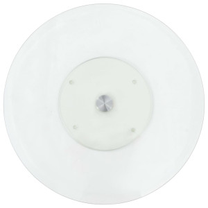 Platou Servire Rotativ Transparent, 60 Cm, Sticlă Securizată