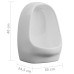 Pisoar De Perete Cu Supapă Pentru Spălare, Alb, Ceramică