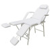 Scaun Tratament Facial, Piele Artificială, 185X78X76 Cm, Alb
