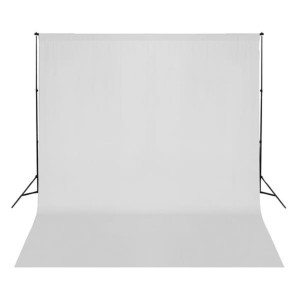 Fundal Foto Fără Suport, Alb, 300X300 Cm, Bumbac