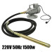 Motor Vibrator Pentru Beton 220 V 50 Hz 1500 W, Furtun 6 M