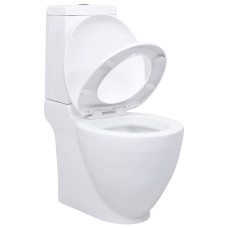 Toaletă, Alb, Ceramică, Flux De Apă În Spate