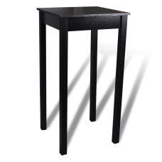 Masă De Bar Cu 2 Scaune De Bar, Negru