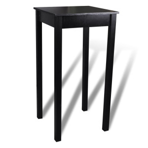 Masă De Bar Cu 2 Scaune De Bar, Negru