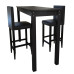 Masă De Bar Cu 2 Scaune De Bar Negre