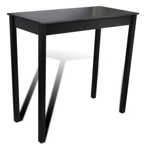 Masă De Bar Cu 2 Scaune De Bar Negre