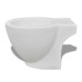 Bideu Rotund Pe Pardoseală, Ceramică Calitate Superioară, Alb
