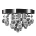 Candelabru Cu Cristale, Design Cromat